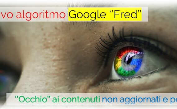 Algoritmo Google Fred penalizzazioni