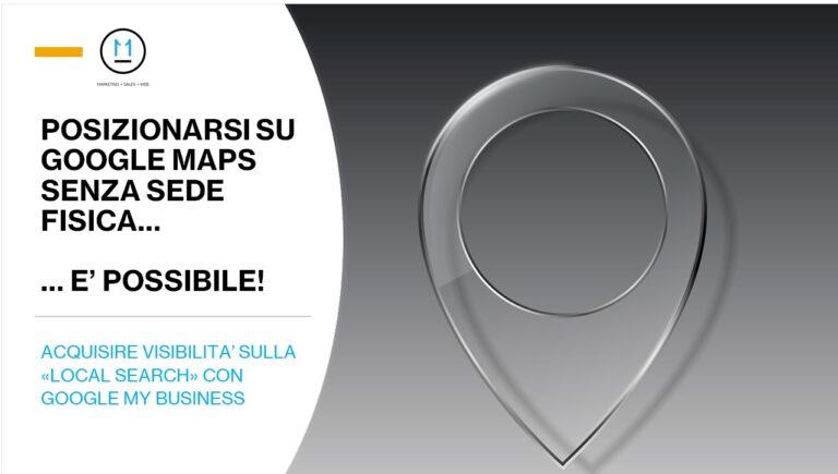 Attività locali senza sede su Google My Business