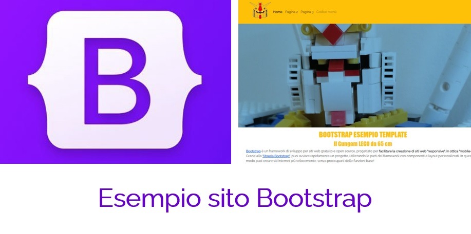 Bootstrap esempio sito, esempi template Bootstrap v5.3