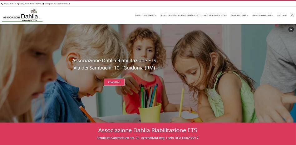 Primi su Google, Posizionamento e Realizzazione Siti Internet Roma, Associazione Dahlia