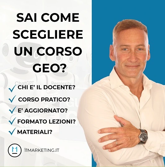 Come Scegliere un Corso GEO nel 2026: Consigli Pratici per Non Sbagliare