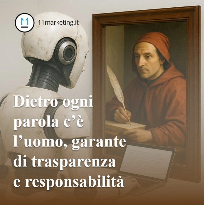 Come dichiarare l’uso dell’IA nei contenuti secondo l’AI Act Europeo (e la Legge Italiana 132/2025)