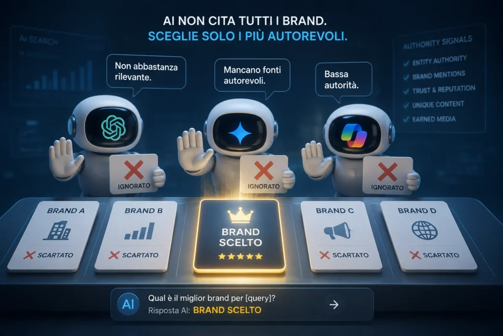 Perché le AI Citano Alcuni Brand e Ignorano Altri