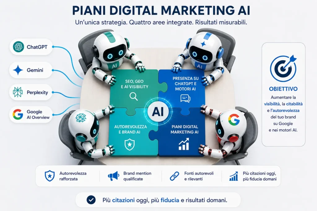 Piani di Digital Marketing AI: per Aziende e Professionisti