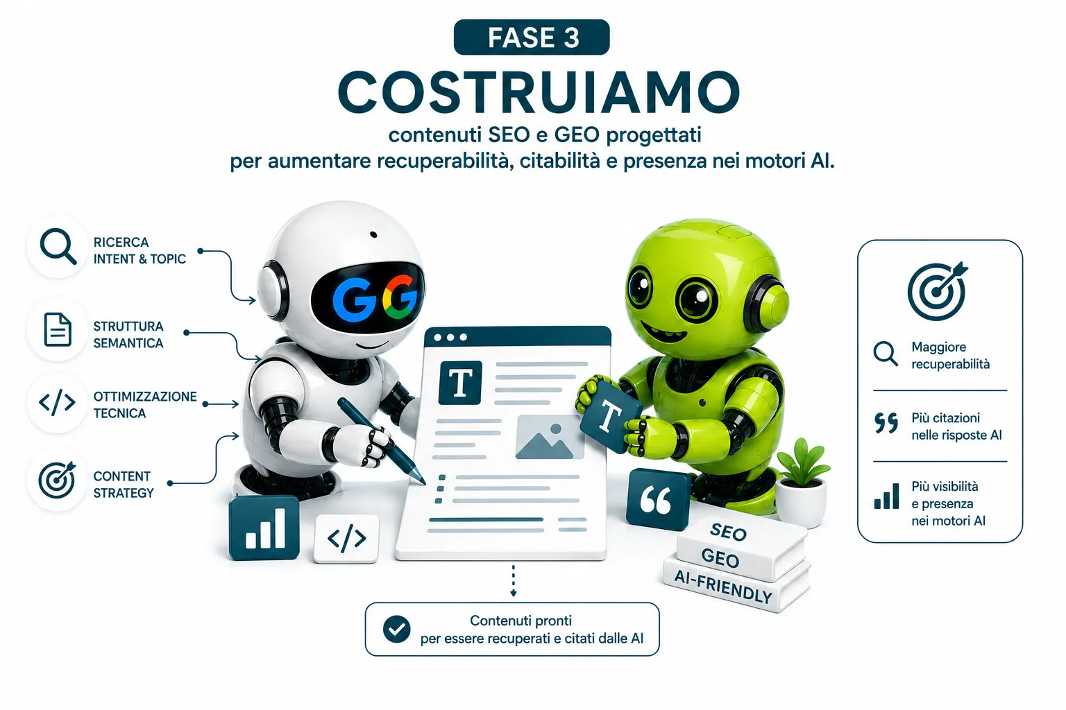 strategia visibilità ai, agenzia seo geo, eleven marketing roma