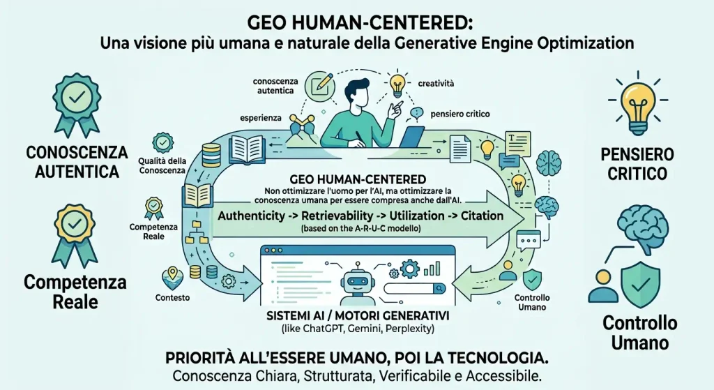 GEO Human-Centered: una visione più umana e naturale della Generative Engine Optimization